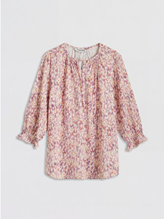 Açık Pembe Baskılı