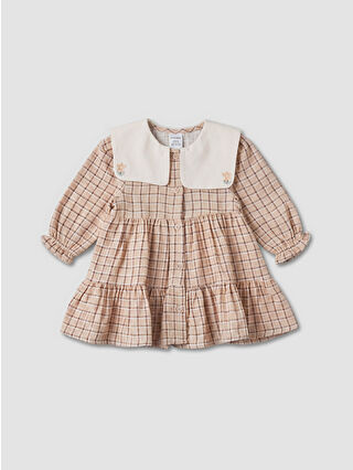 Açık Kahverengi Baskılı