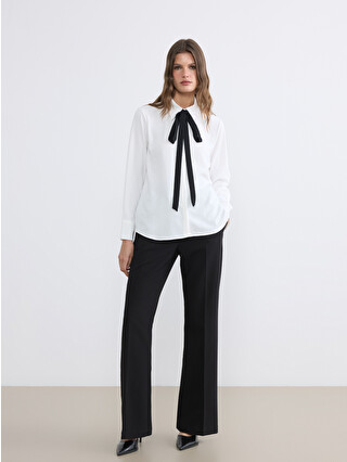 LCW EVERYDAY Scarf Detailed Women's Shirt - S6B958Z8-Q6K | LC Waikiki