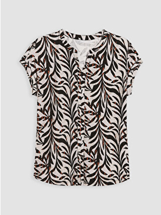 Dark Beige Printed
