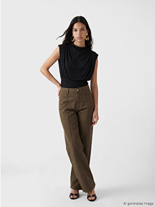 LCW Jeans Wide Leg Women's Jeans - S6P167Z8-D6L | LC Waikiki