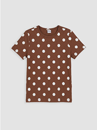 Açık Kahverengi Baskılı