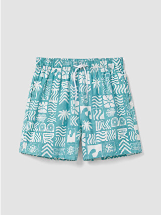 Turquoise Printed