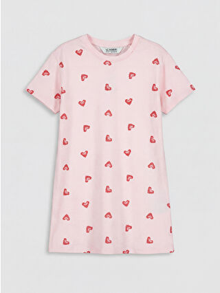 Açık Pembe Baskılı