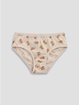 Açık Bej Baskılı