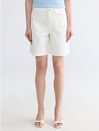 LCW Jeans High Waisted Women's Jean Shorts - S6R867Z8-844 | LC Waikiki