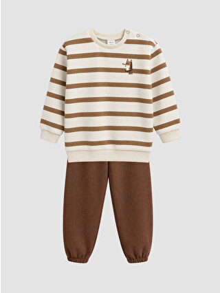 Light Beige Striped