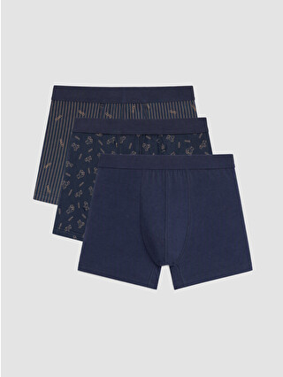 Navy Printed