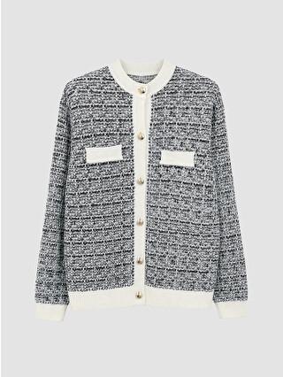 Blue Jacquard