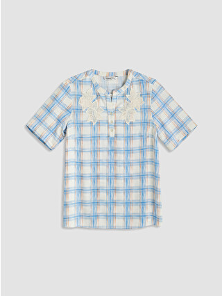 Beige Checked