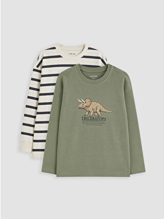 Navy Printed