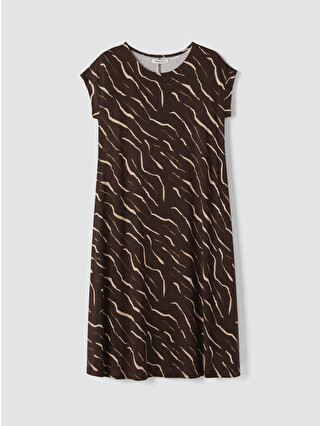 Dark Brown Printed
