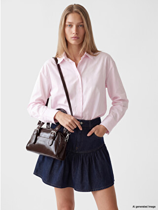 LCW ACCESSORIES Faux Leather Women's Shoulder Bag - W6N754Z8-DJ7