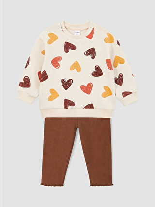 Light Beige Printed