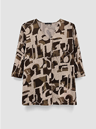 Brown Printed