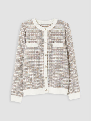 Ecru Jacquard