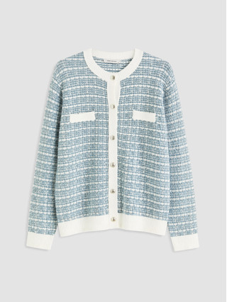 Albastru Jacquard
