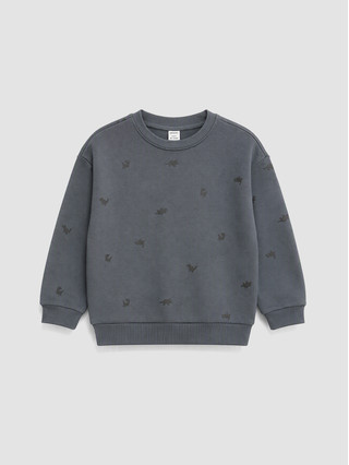 Grey Printed