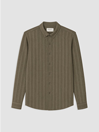 Dark Beige Striped