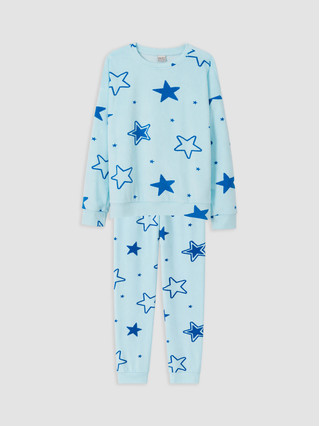 Light Blue Printed