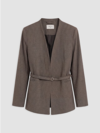 Brown Jacquard
