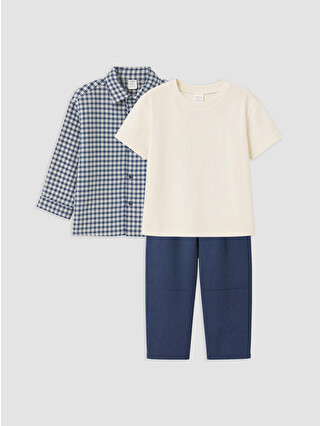 Navy Checked