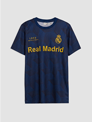 Navy Printed
