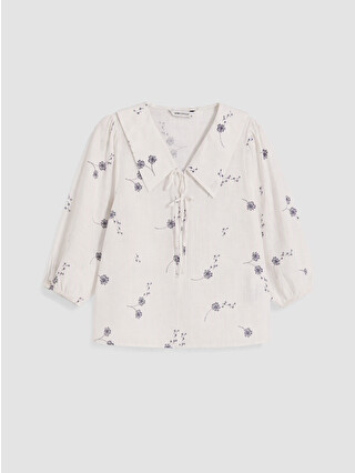 White Printed