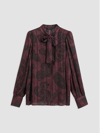 Bordeaux Printed