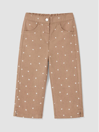 Dark Beige Printed