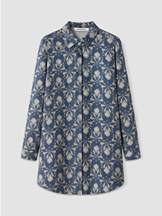 Dark Indigo Printed