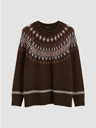 Brown Jacquard