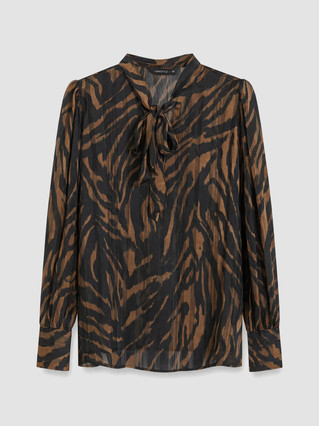 Brown Printed
