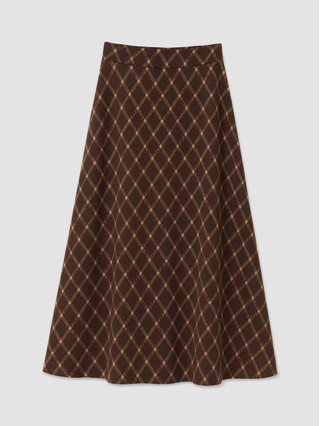 Dark Brown Checked