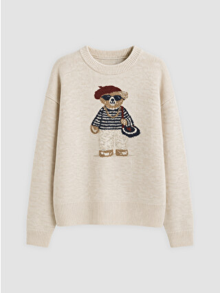 Ecru Jacquard