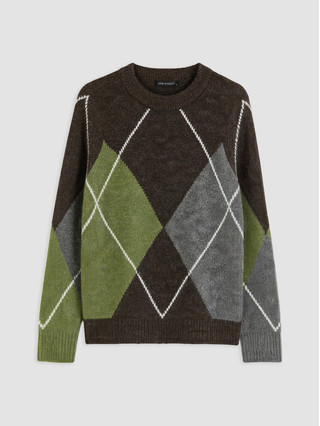 Brown Jacquard