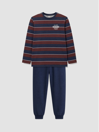 Navy Printed