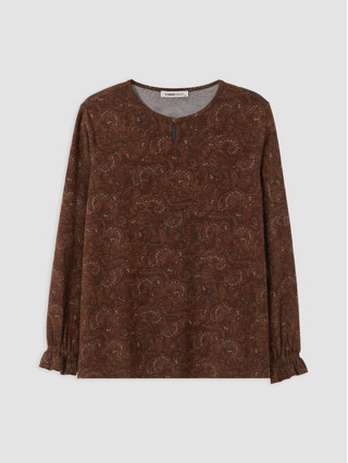 Brown Printed