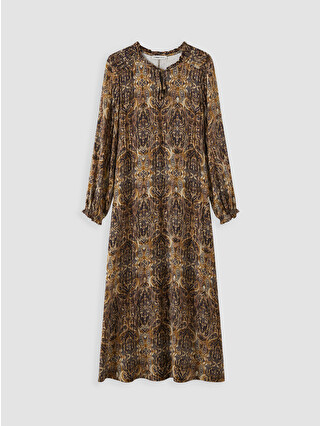 Dark Beige Printed