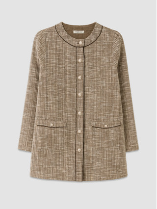 Brown Jacquard