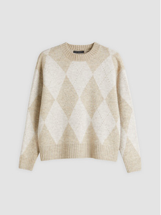 Ecru Jacquard