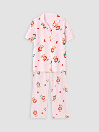 Pembe Baskılı