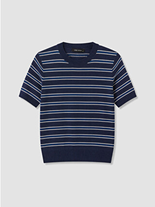 Dark Navy Striped