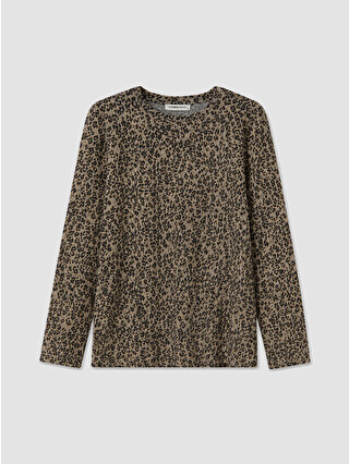 Dark Beige Printed