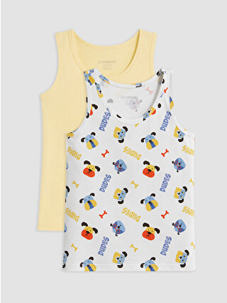 White Printed