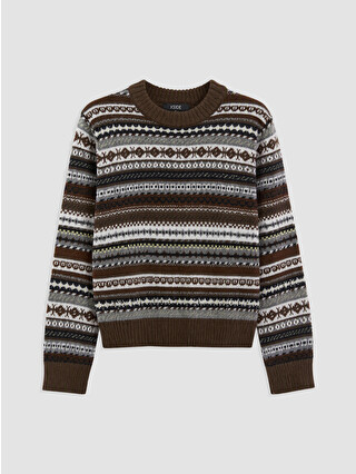 Brown Printed