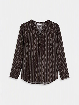 Dark Brown Printed