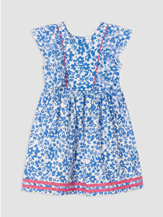 Bright Blue Printed