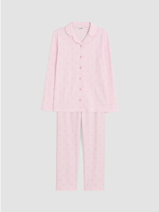 Pembe Baskılı