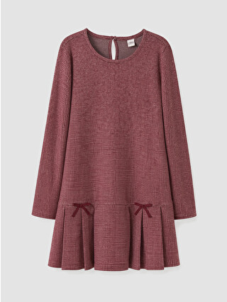 Koyu Bordo Ekoseli